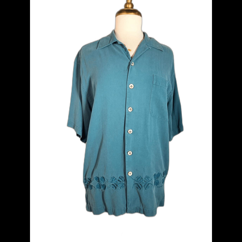 Wyland Signature Shirt Size S Men's 90's Casual Normcore Workwear Top